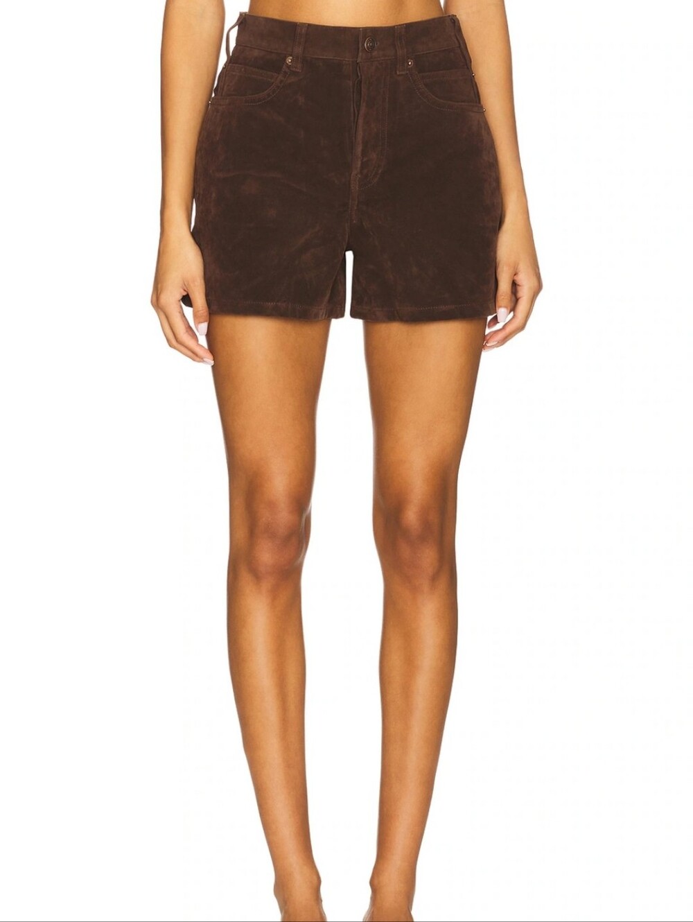 We The Free Tippi High Waist Women's Shorts in Coffee + Matching Sweater